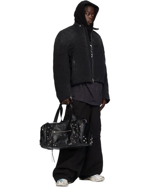 Balenciaga Black Off- Runner Graffiti Sneakers for men