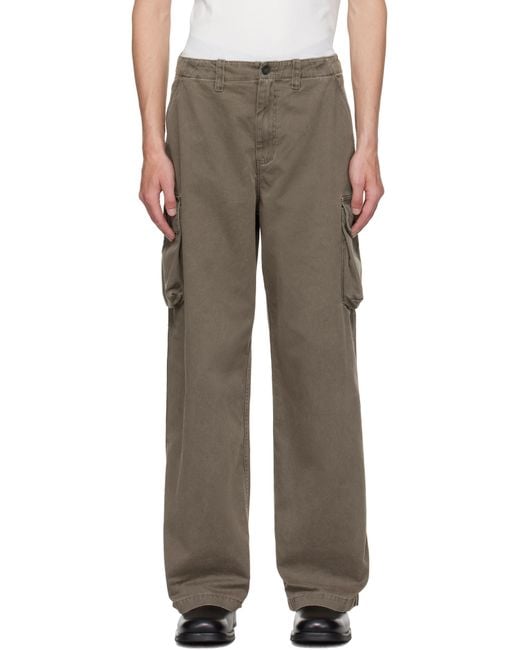 Our Legacy Multicolor Taupe Mount Cargo Pants for men