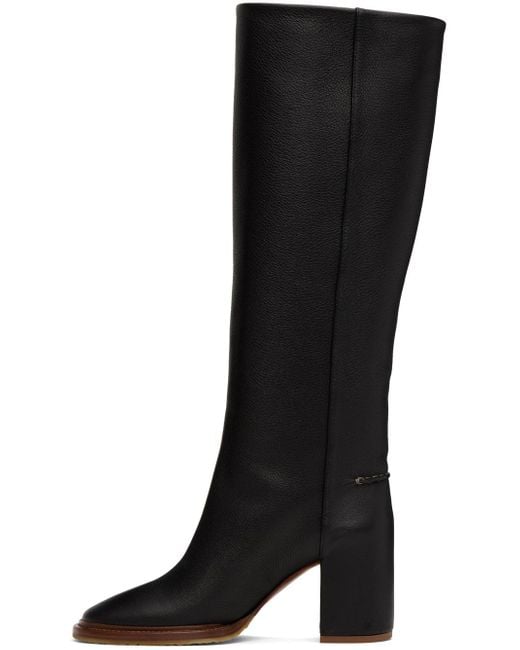 Chloé Black Edith Boots