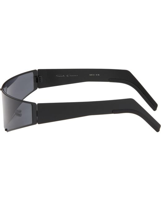 Rick Owens Gray Tower Cyclops Sunglasses