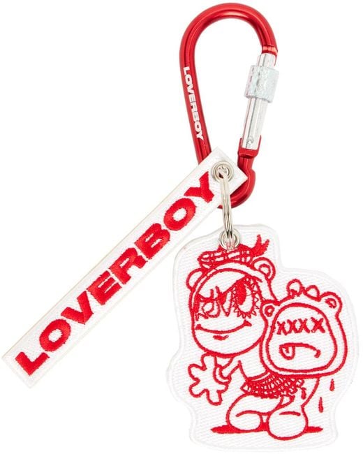 Charles Jeffrey Red Character Keychain for men