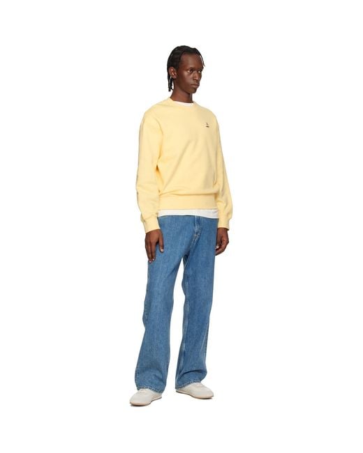 Maison Kitsuné Blue Dreaming Fox Comfort Sweatshirt for men