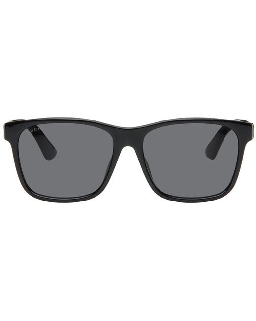 Gucci Black Square Sunglasses for men