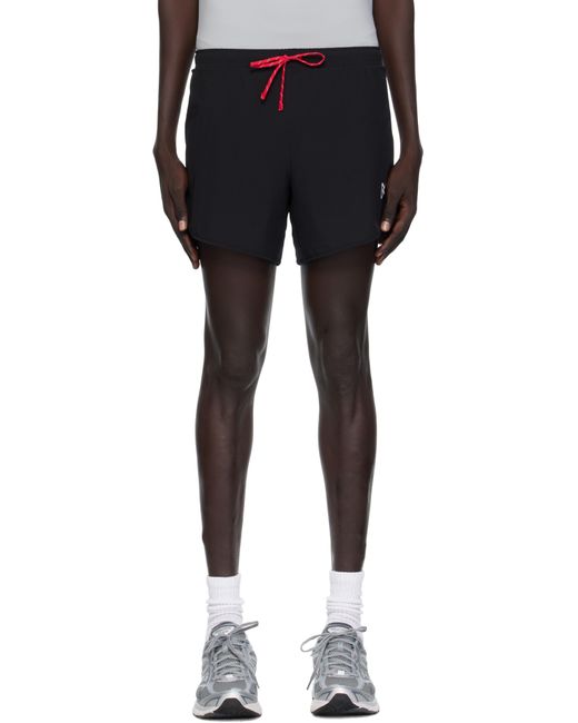 District Vision Black 5In Training Shorts for men