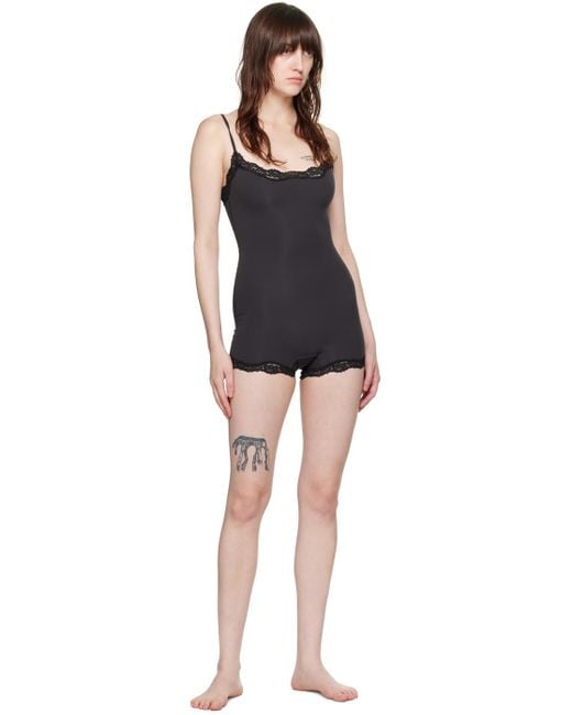Skims ブラック Fits Everybody Lace ボディスーツ Black