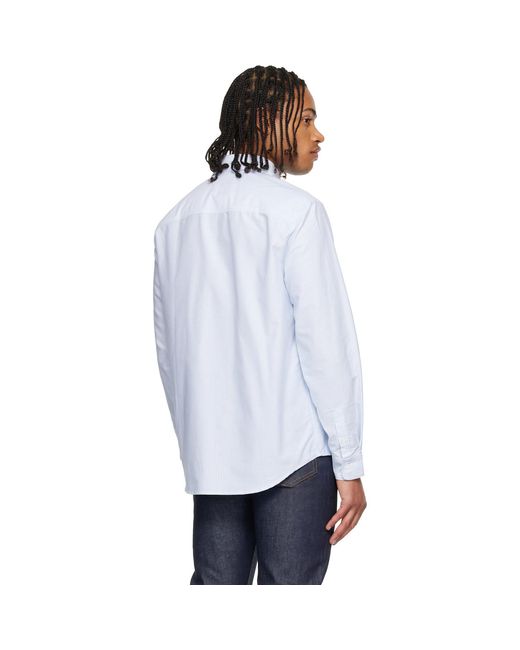 A.P.C. White Greg Shirt for men
