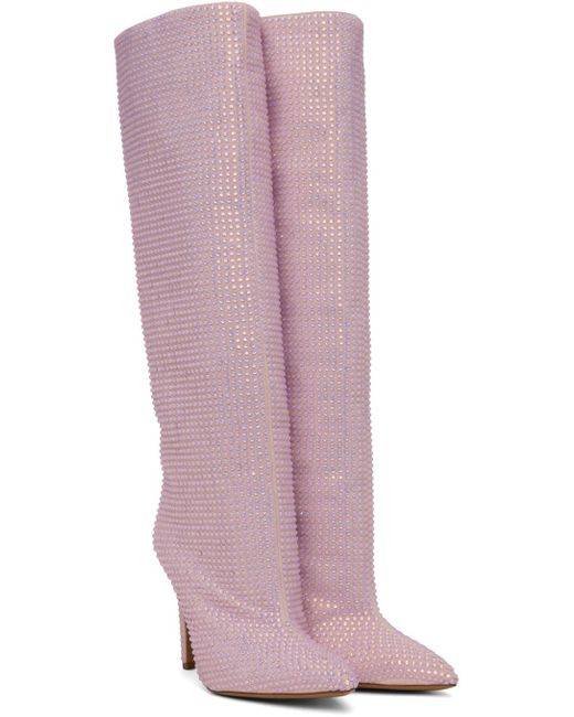 Paris Texas Pink Holly Stiletto Boots