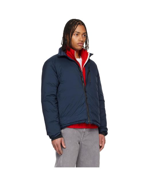 Canada Goose Blue Lodge Down Jacket for men