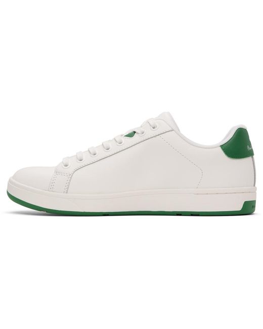 PS by Paul Smith Black White & Green Albany Sneakers for men