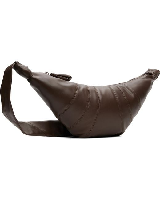 Lemaire Brown Medium Croissant Bag