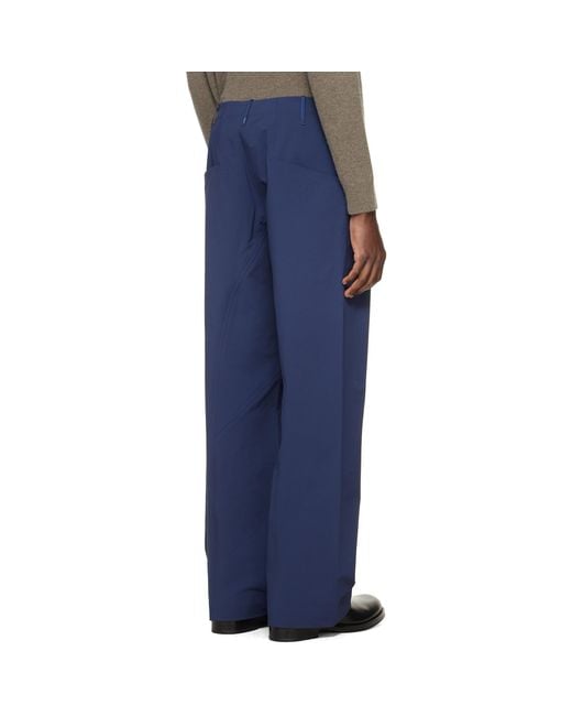 Veilance Blue Corbel Trousers for men