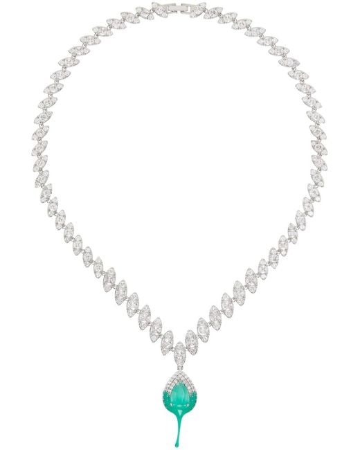 OTTOLINGER Green Diamond Dip Necklace for men