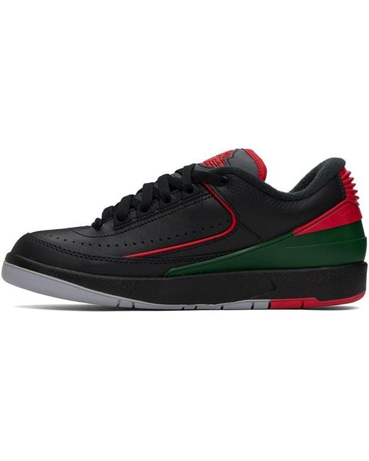 Nike Black Air Jordan 2 Low Origins Sneakers for men