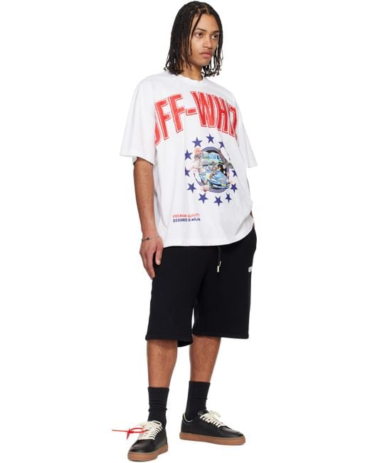 メンズ Off-White c/o Virgil Abloh ブラック Vulcanized レザースニーカー Black
