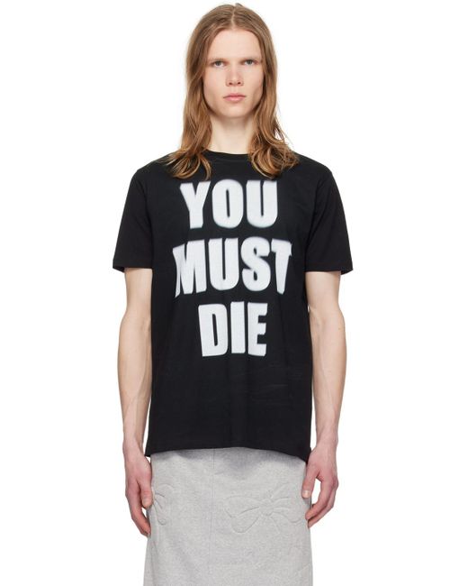 T-shirt 'die' noir Ashley Williams pour homme en coloris Black