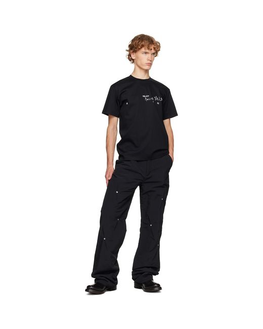 HELIOT EMIL Black Vox Trousers for men