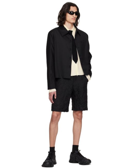 Spencer Badu Black Uniform Polo for men