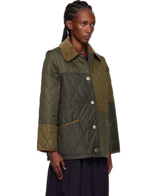 Barbour Green Lorrie Quilted Jacket