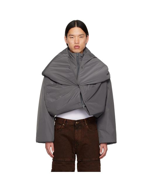 Y. Project Gray Snap Off Jacket for men