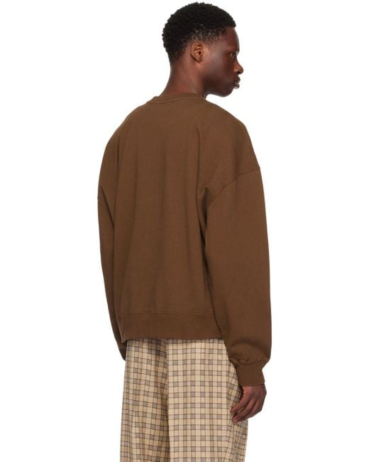 Cmmn Swdn Brown Trek Sweatshirt for men