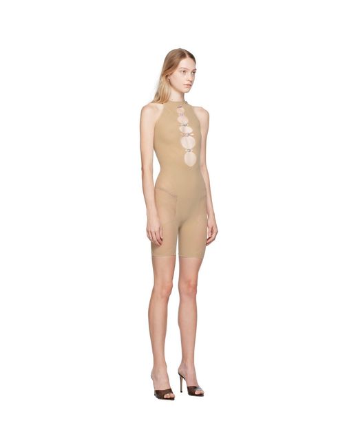 POSTER GIRL Black Ssense Exclusive Taupe Jetta Jumpsuit