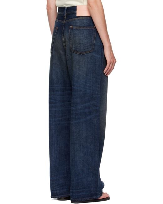 Acne Blue Loose Fit 1981 Jeans