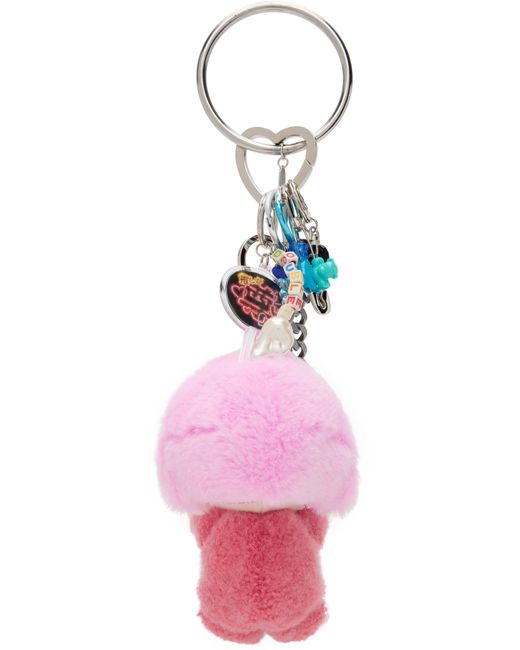 Doublet Red 'oshi-nui' Keychain