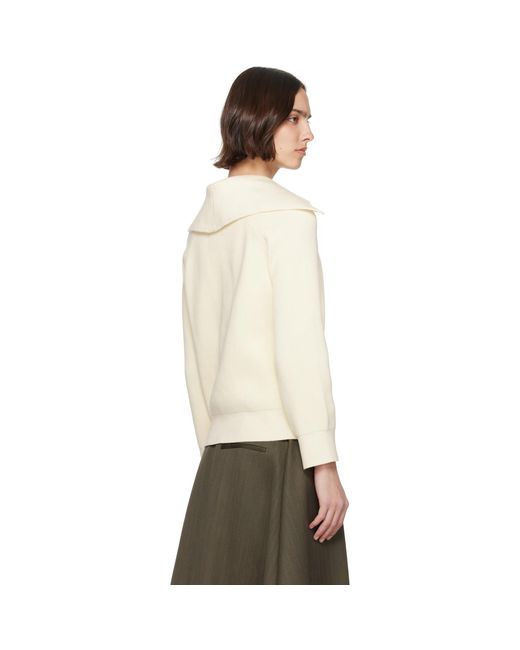 Bottega Veneta Black Off- Cotton Rib Cardigan