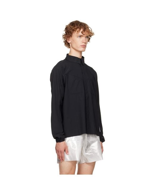 Satisfy Black Peaceshell River Shirt for men