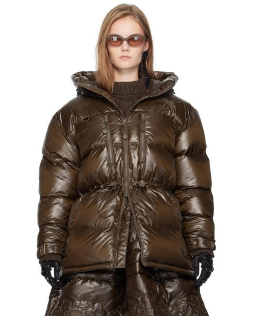 CECILIE BAHNSEN Brown The North Face Edition Himalayan Down Jacket