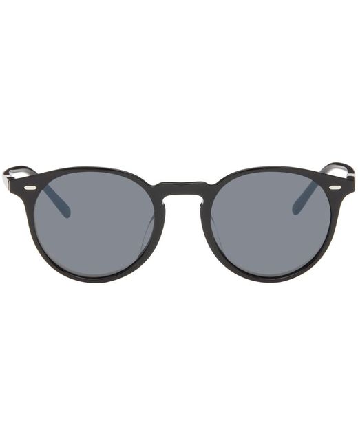 Oliver Peoples Black N.02 Sunglasses for men