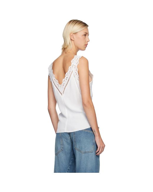 Isabel Marant White Fradela Tank Top