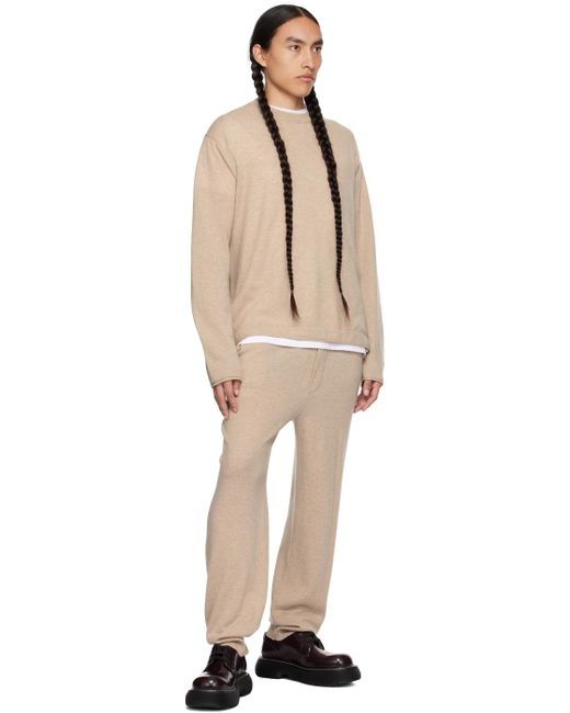 Lisa Yang Natural Beaumont Sweatpants for men