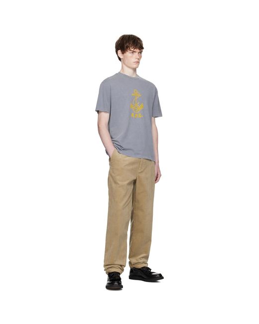 A.P.C. Natural Lawrence Trousers for men