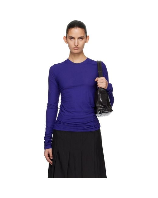 Our Legacy Blue Strain Slim Longsleeve Top