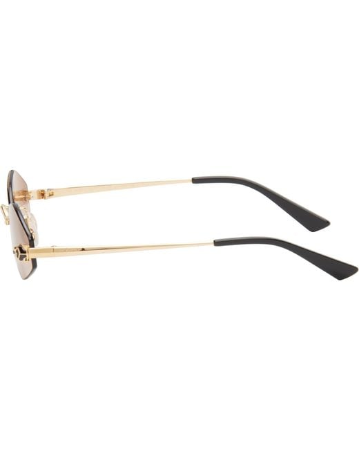 Cartier Black 'Panthère De Sunglasses