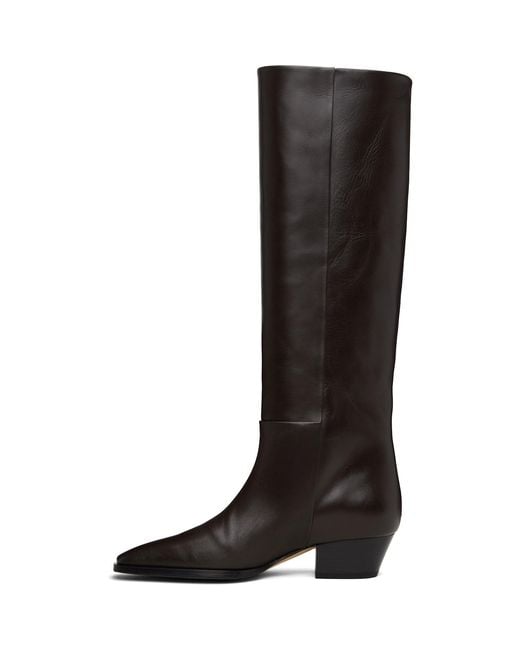 Aeyde Black Medea Tall Boots