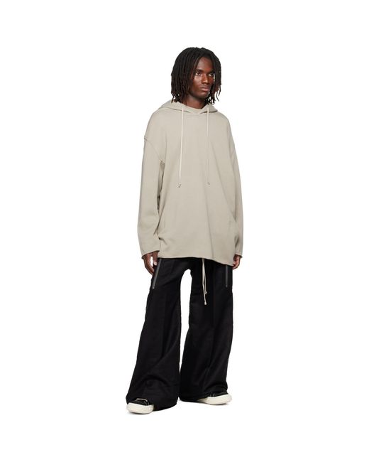 Pull À Capuche Peter Gris Rick Owens pour homme en coloris Natural