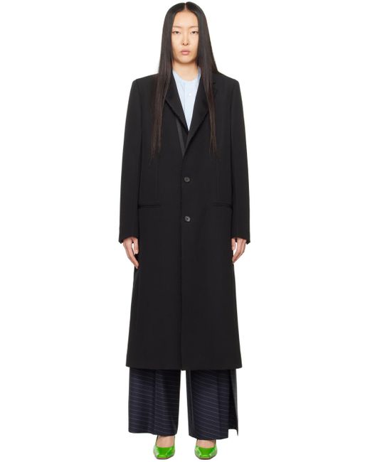 J.W. Anderson ボタン コート Black