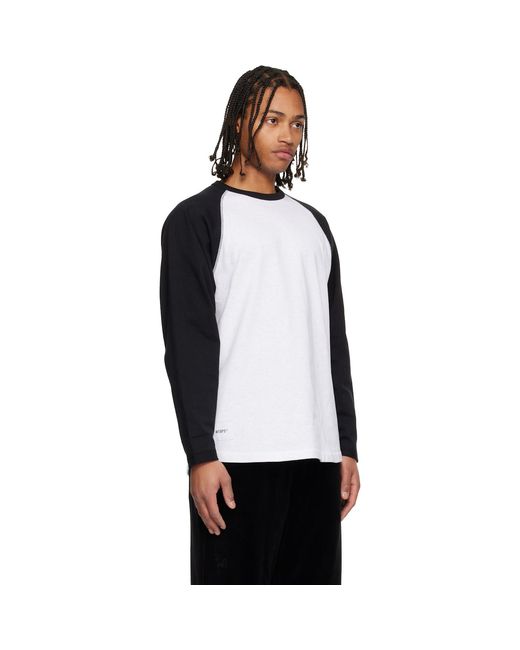 (w)taps Black Ian Ls T-Shirt for men