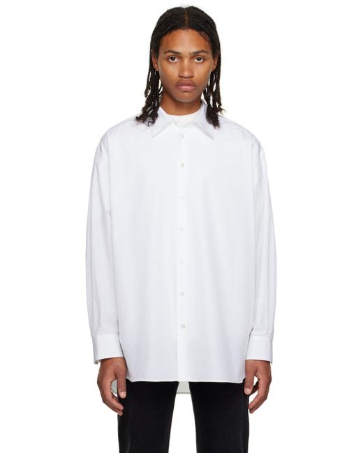 The Row White Lukre Shirt for men