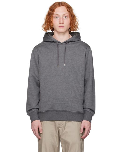 Dunhill Gray Drawstring Hoodie for men