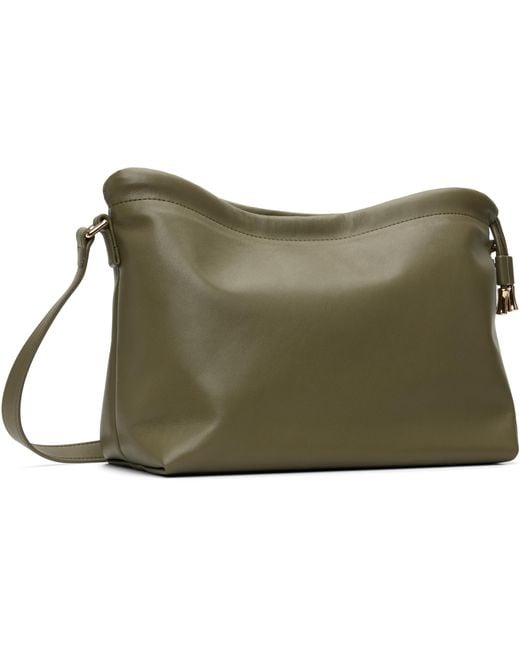 A.P.C. Green Khaki Ninon Bag
