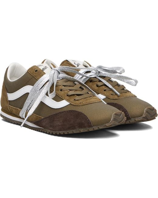 Vans Black Khaki Lx Slp Trainer Sneakers for men
