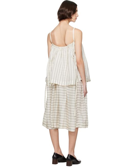 Casey Casey Black Off- Fifi Double Midi Dress