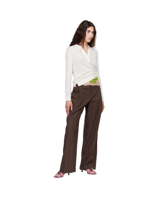 Belle Anna Brown Bolinas Trousers