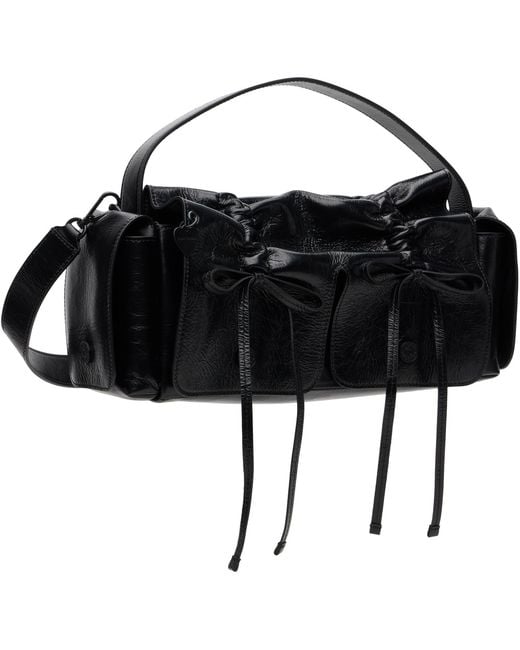 Acne Black Multipocket Shoulder Bag