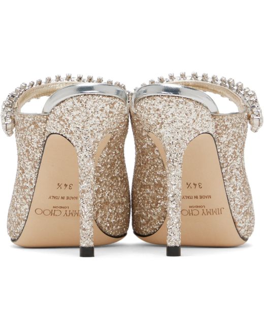 Jimmy Choo ゴールド Bing 100 ヒール Black