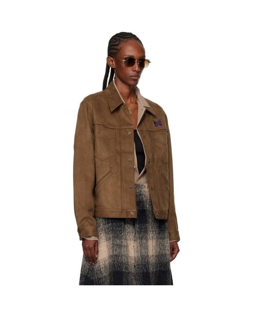Needles Brown Penny Jean Jacket
