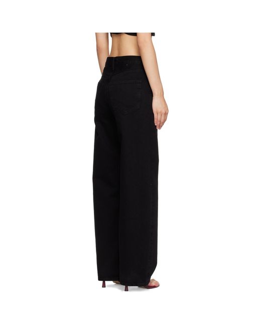 Agolde Black Low Curve Jeans